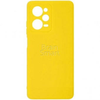 Накладка силиконовая Xiaomi Redmi 12 Желтый* - фото, изображение, картинка