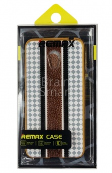 Накладка силиконовая Remax Exclusive Serial Meizu M3 Серебряный/Коричневый - фото, изображение, картинка
