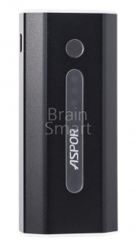 Внешний аккумулятор Aspor Power Bank A361 5200 mAh Черный - фото, изображение, картинка