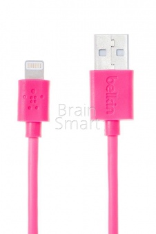 USB кабель Lightning Belkin (1,2м) Розовый - фото, изображение, картинка