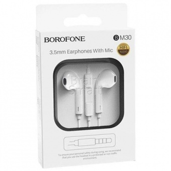 Наушники Borofone BM30 Original Series Белый - фото, изображение, картинка