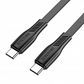 Кабель USB-C to USB-C Borofone BX85 60W/3.0A (1м) Черный* - фото, изображение, картинка