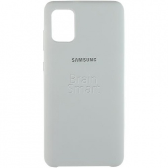 Накладка Silicone Case Samsung A315 (A31 2020)  (9) Белый - фото, изображение, картинка