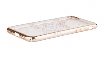 Накладка пластик Kingxbar Classic Series-Jade Dragonfly Swarovski iPhone 7/8/SE Золотой - фото, изображение, картинка