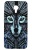 Накладка силиконовая Luxo (copy) фосфорная Meizu M3/M3S/M3Mini Волк Синий - фото, изображение, картинка