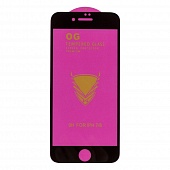 Стекло тех.упак. OG Purple iPhone 7/8/SE 2022 Черный* - фото, изображение, картинка