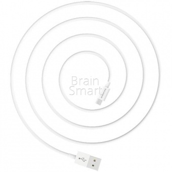 USB кабель Micro Borofone BX22 Bloom (1м) Белый - фото, изображение, картинка