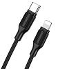 Кабель USB-C to Lightning Borofone BX42 Silicone PD20W/3,0A (1м) Черный* - фото, изображение, картинка