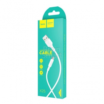 USB кабель Micro HOCO X25 Soarer (1м) Белый - фото, изображение, картинка