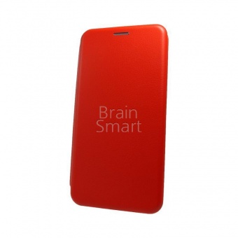 Книжка кожа Creative Case Xiaomi Redmi 5 Красный тех.упак - фото, изображение, картинка