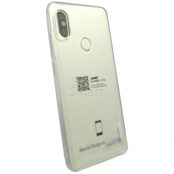 Накладка силиконовая тех.упак SMTT Simeitu Soft touch Xiaomi Redmi Note 5 Pro Прозрачный - фото, изображение, картинка