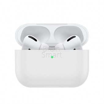 Чехол Silicone case для Apple Airpods Pro Белый* - фото, изображение, картинка