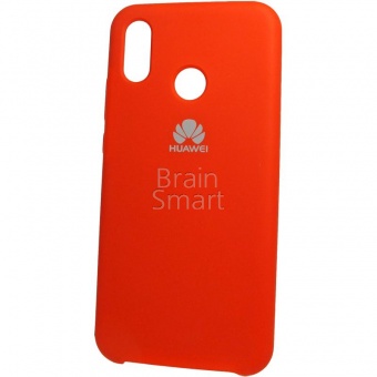 Накладка Silicone Case Huawei P20 Lite/Nova 3e (14) Красный - фото, изображение, картинка