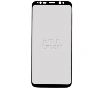Стекло тех.упак. Full Glue Samsung S8 Plus Черный - фото, изображение, картинка