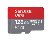 MicroSD 128GB SanDisk Class 10 Ultra UHS-I A1 (140 Mb/s)* - фото, изображение, картинка