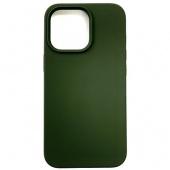 Накладка Silicone Case Original iPhone 14 Pro Max (48) Армейский зеленый* - фото, изображение, картинка