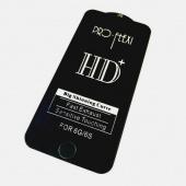Стекло тех.упак. OG HD+ iPhone 6/6S Черный - фото, изображение, картинка