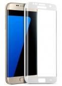 Защитное стекло Deppa 3D (0.4 мм) Samsung G925F Galaxy S6 Edge Белый (61974) - фото, изображение, картинка
