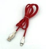 USB кабель Lightning Ldnio тех.упак (1,2м) Красный - фото, изображение, картинка