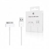 USB кабель 30-pin Apple iPhone 4 Foxconn (1м) - фото, изображение, картинка