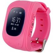 Умные часы Smart Baby Watch Q50 (LCD/LBS GPS) Розовый - фото, изображение, картинка