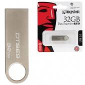 USB 2.0 Флеш-накопитель 32GB Kingston SE9 Серебристый - фото, изображение, картинка