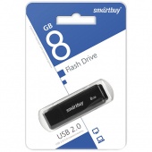 USB 3.0 Флеш-накопитель 8GB SmartBuy LM05 Черный - фото, изображение, картинка