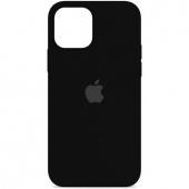 Накладка Silicone Case Original iPhone 12 mini (18) Черный* - фото, изображение, картинка