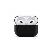 Чехол Silicone case для Apple Airpods 3 Черный - фото, изображение, картинка