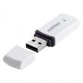 USB 2.0 Флеш-накопитель 8GB SmartBuy Paean Белый* - фото, изображение, картинка