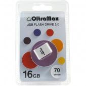 USB 2.0 Флеш-накопитель 16GB OltraMax 70 Белый - фото, изображение, картинка