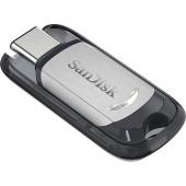 USB 3.0 Флеш-накопитель 64GB Sandisk Ultra USB Type-C Черный - фото, изображение, картинка