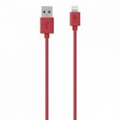 USB кабель Lightning Belkin (1,2м) Красный - фото, изображение, картинка