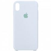 Накладка Silicone Case Original iPhone XS Max  (5) Светло-Голубой - фото, изображение, картинка