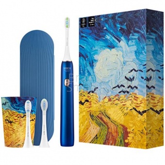 Электрическая зубная щетка Xiaomi Soocas X3U Sonic Electric Toothbrush Van Gogh Синий - фото, изображение, картинка