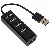 USB-HUB Perfeo PF-H6010 4 Ports Черный