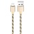 USB кабель Lightning Borofone BX24 Ring Current (1м) Золотой - фото, изображение, картинка
