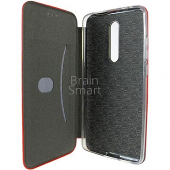 Книжка кожа Creative Case Xiaomi Mi 9T Красный тех.упак - фото, изображение, картинка