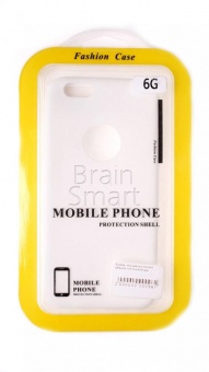 Накладка каучуковая Soft Touch iPhone 6 Белый - фото, изображение, картинка