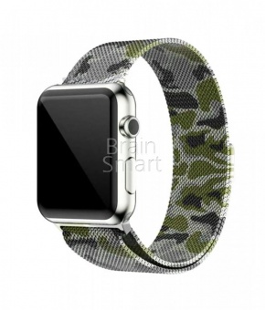 Ремешок металлический Milanese Magnetic для Apple Watch (38/40мм) Камуфляж (3) - фото, изображение, картинка