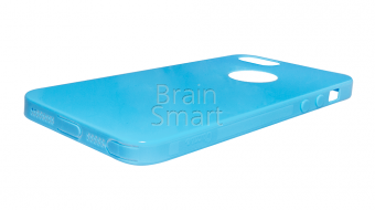 Накладка силиконовая Oucase Brighten Series iPhone 5/5S/SE Голубой - фото, изображение, картинка
