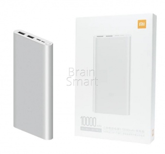 Внешний аккумулятор Xiaomi Power Bank 3 (PB100DZM) 22.5W 10000 mAh Серебристый* - фото, изображение, картинка