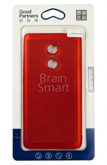 Накладка пластиковая Good Partners перфорация Xiaomi Redmi Note 4X Красный - фото, изображение, картинка