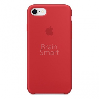 Накладка Silicone Case iPhone 7/8 (14) Красный - фото, изображение, картинка