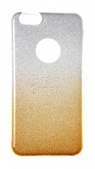 Накладка силиконовая Aspor Mask Collection Песок с отливом iPhone 6 Plus Серебряный/Золотой - фото, изображение, картинка