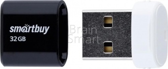 USB 2.0 Флеш-накопитель 32GB SmartBuy Lara Черный* - фото, изображение, картинка