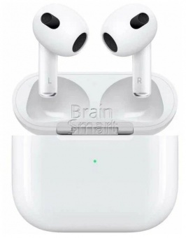 Наушники Apple AirPods 3 (1:1) (с анимацией/супер звук) (МЯТАЯ УПАК) Белый* - фото, изображение, картинка