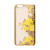 Накладка силиконовая Swarovski со стразами iPhone 6 Plus Цветы Золотой - фото, изображение, картинка
