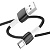 USB кабель Type-C Borofone BX84 3,0A (1м) Черный* - фото, изображение, картинка