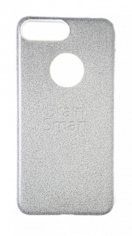 Накладка силиконовая Aspor Mask Collection Песок iPhone 7 Plus/8 Plus Серебряный - фото, изображение, картинка